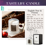  Nến Thơm Tinh Dầu Hũ Pha Lê Cao Cấp Taste Life Home Decoration Set Quà Tặng 