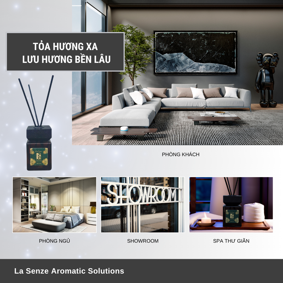  Tinh Dầu Khuếch Tán LA SENZE - NOIR DE LUNE 100ML 