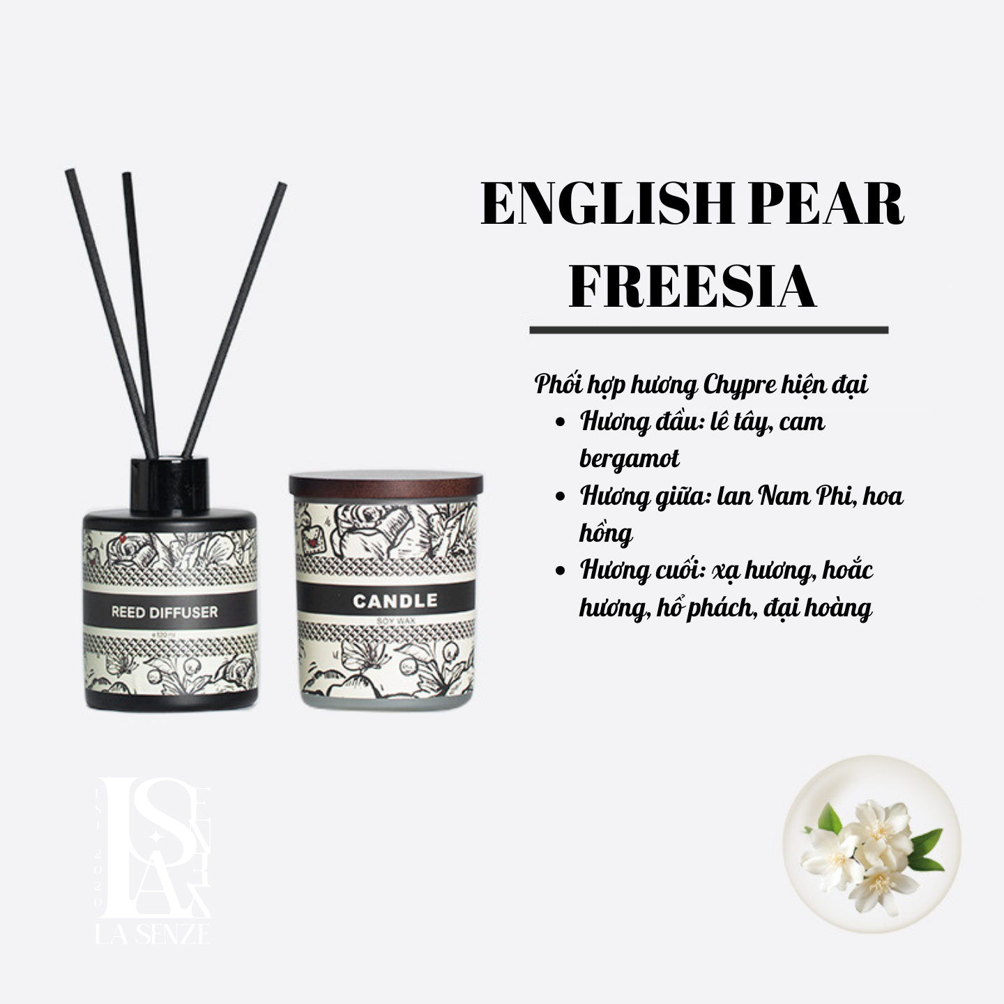  Set Nến Thơm & Tinh Dầu Classic Roman Collection Set Quà Tặng Sang Trọng 