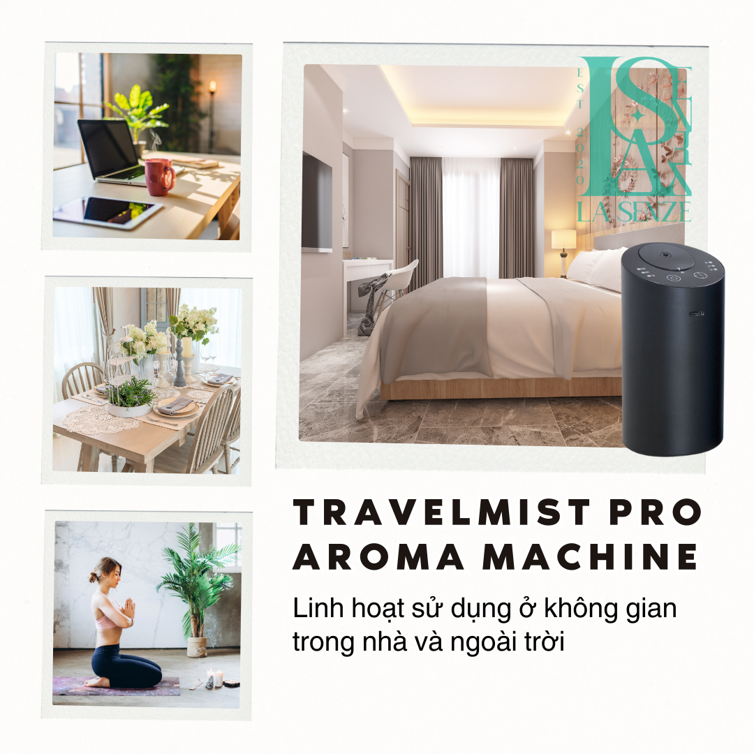  Máy Khuếch Tán Tinh Dầu Chuyên Nghiệp TravelMist Pro 