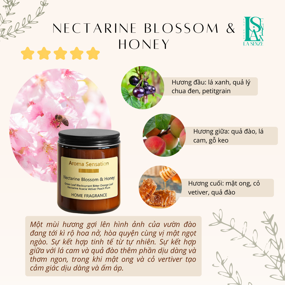  Nến thơm tinh dầu tự nhiên AROMA SENSATION 