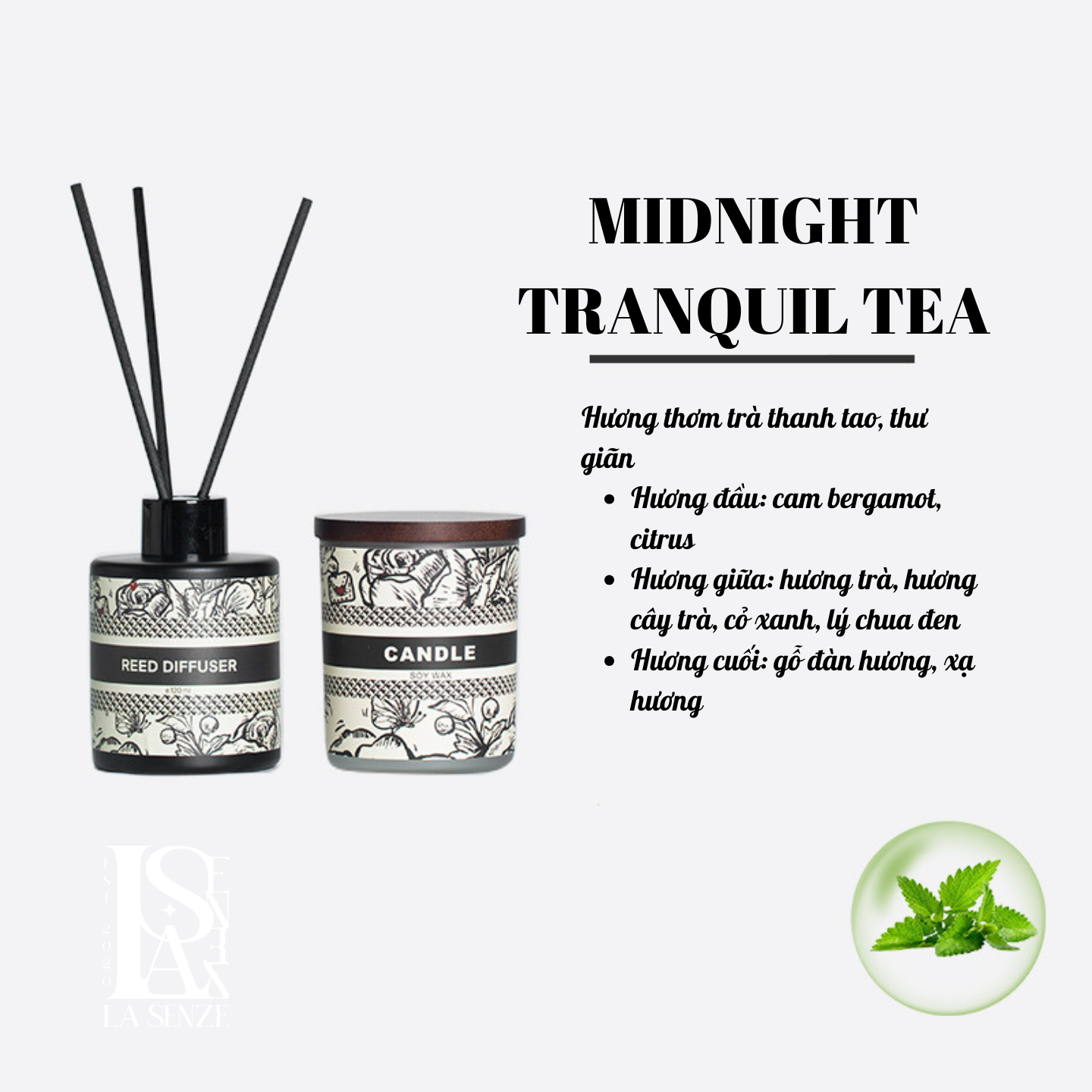  Set Nến Thơm & Tinh Dầu Classic Roman Collection Set Quà Tặng Sang Trọng 