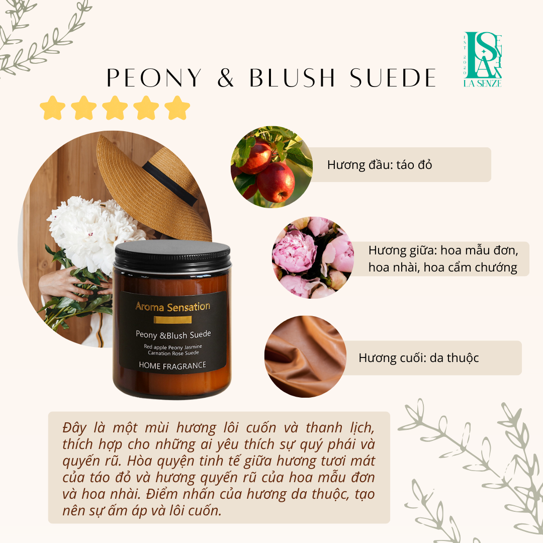  Nến thơm tinh dầu tự nhiên AROMA SENSATION 