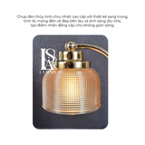  Đèn Đốt Nến Thơm Aura Glass Phong Cách Châu Âu - Candle Lamp 