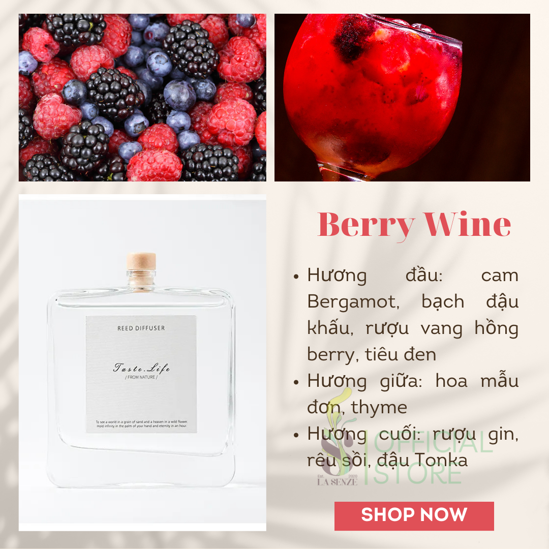  Tinh Dầu Thơm Phòng Khuếch Tán Cao Cấp Taste Life 120ml 