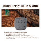  Nến Thơm Nghệ Thuật Moonlit Stone - BLACKBERRY ROSE & OUD 