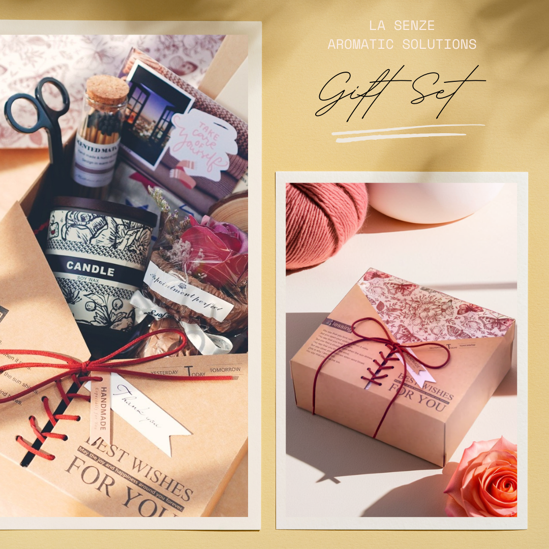  SIGNATURE SERIES - Set Nến Thơm Quà Tặng Cao Cấp LA SENZE 