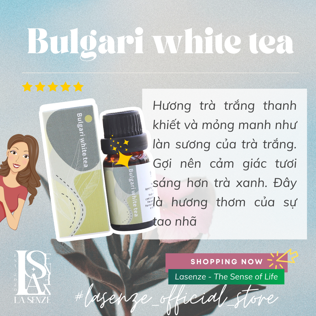  Tinh Dầu Phối Hương Bvlgari White Tea 10ml 