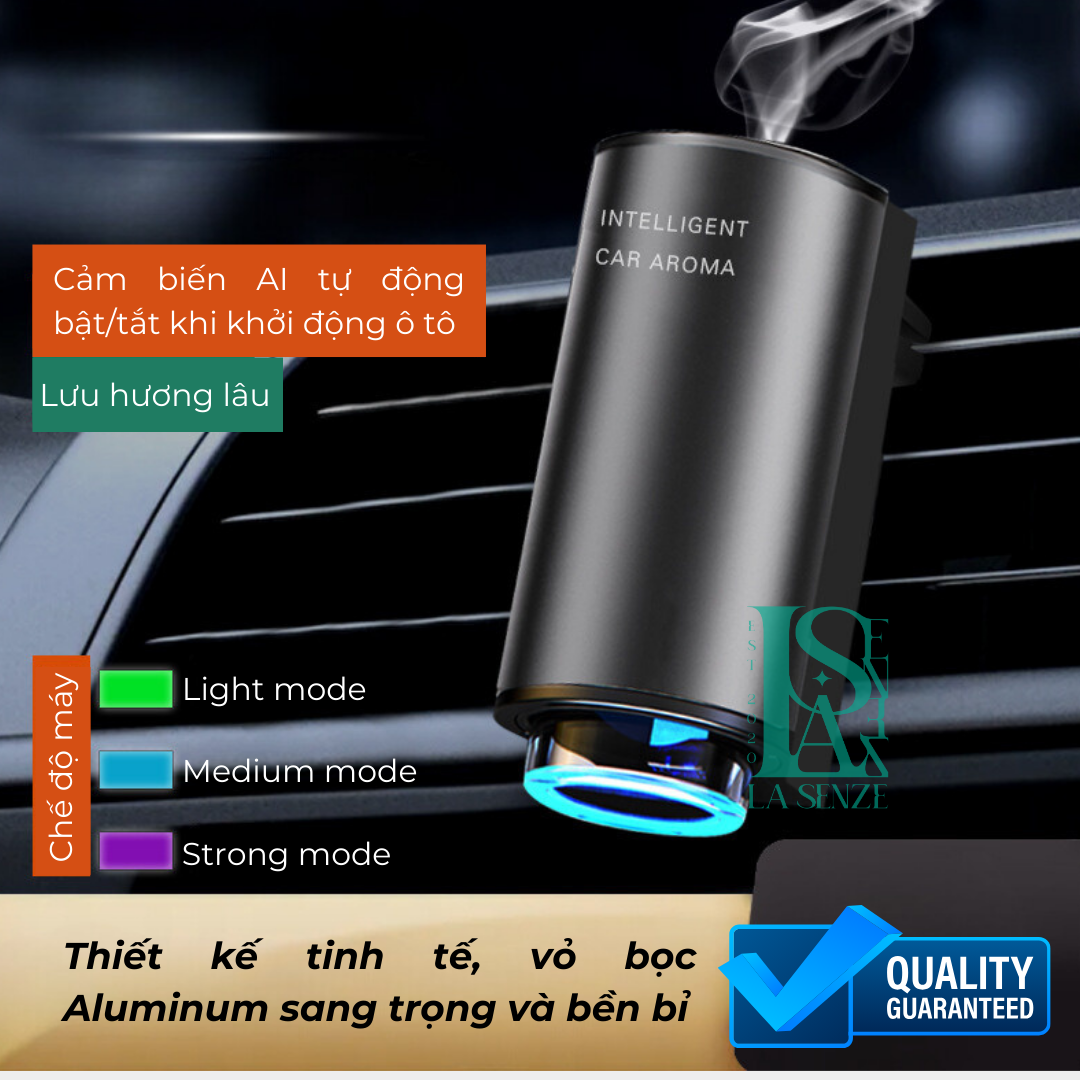  Máy Phun Tinh Dầu Ô Tô Xe Hơi Thông Minh Intelligent Car Aroma - Start & Stop Engine 