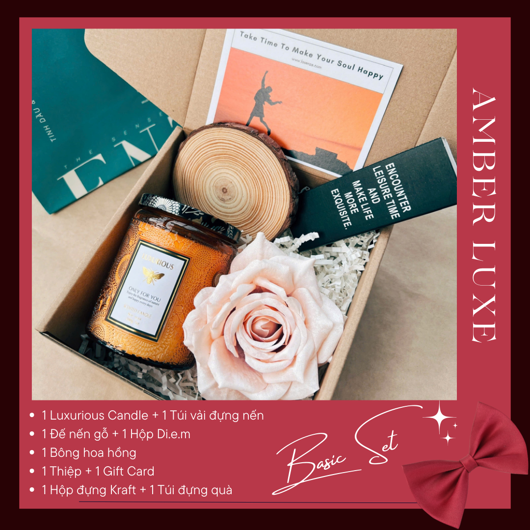 BASIC SERIES - Set Nến Thơm Quà Tặng LA SENZE 