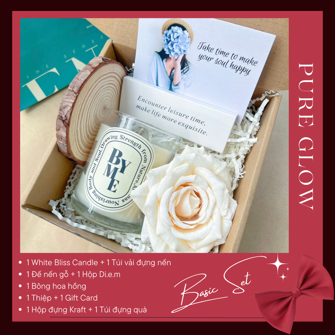  BASIC SERIES - Set Nến Thơm Quà Tặng LA SENZE 