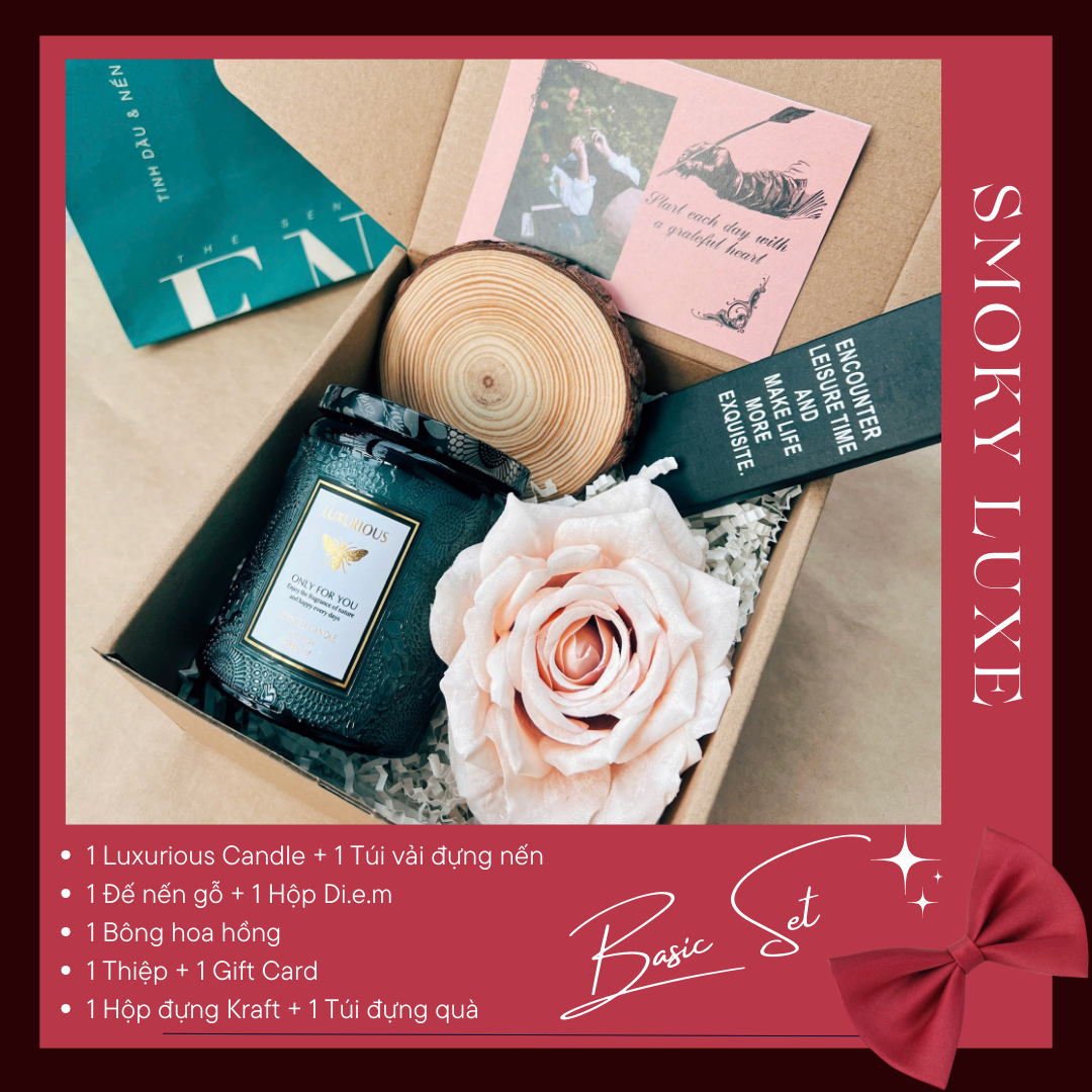  BASIC SERIES - Set Nến Thơm Quà Tặng LA SENZE 