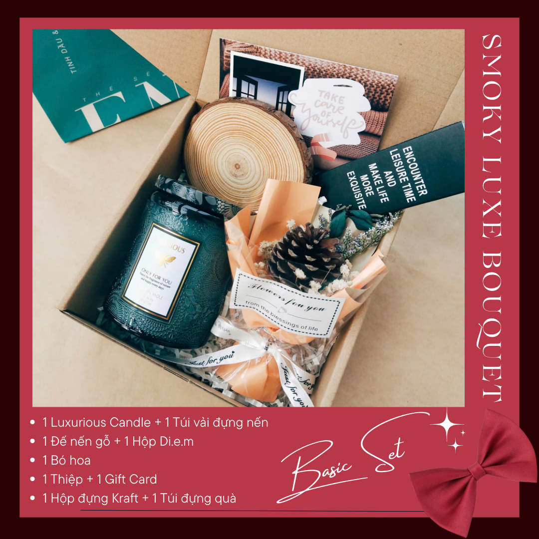  BASIC SERIES - Set Nến Thơm Quà Tặng LA SENZE 