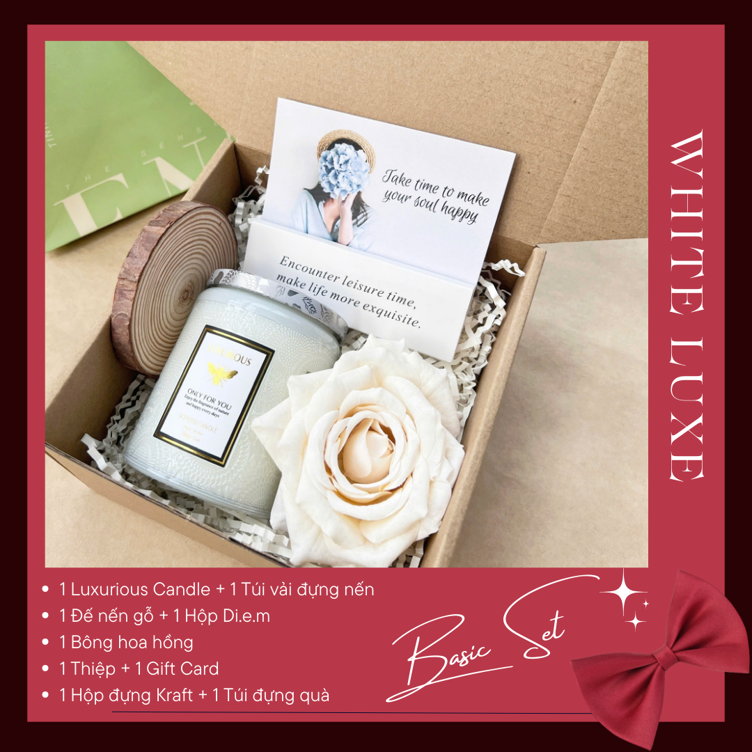  BASIC SERIES - Set Nến Thơm Quà Tặng LA SENZE 