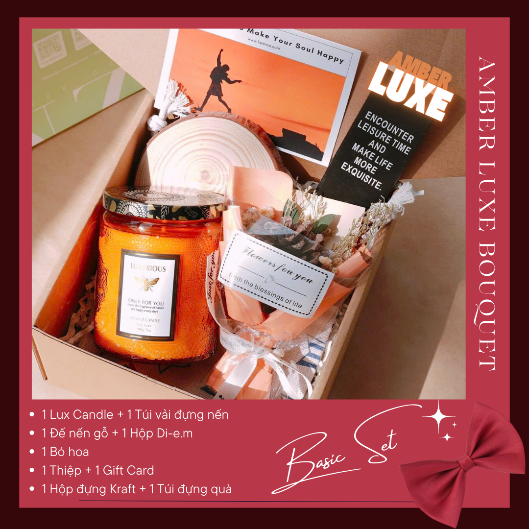  BASIC SERIES - Set Nến Thơm Quà Tặng LA SENZE 