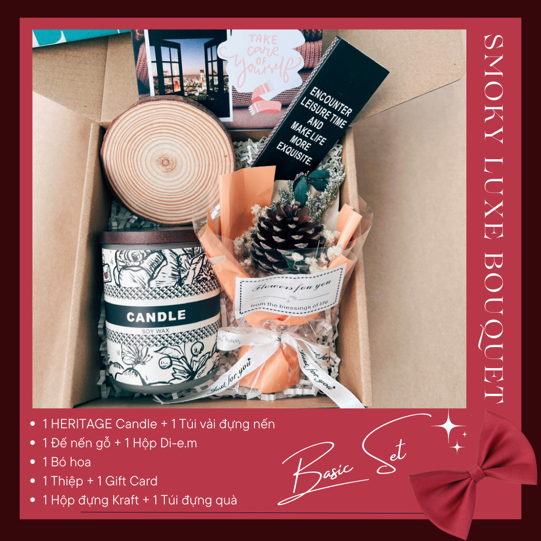  BASIC SERIES - Set Nến Thơm Quà Tặng LA SENZE 