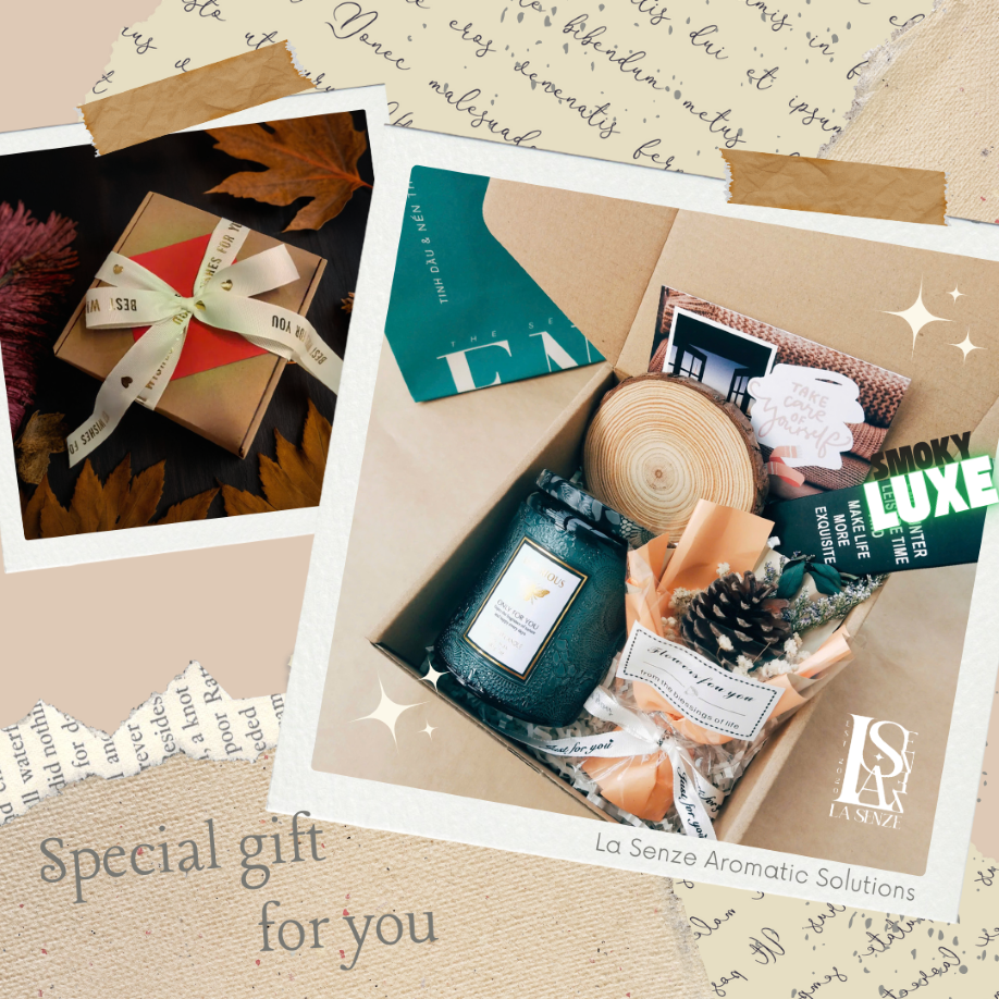  BASIC SERIES - Set Nến Thơm Quà Tặng LA SENZE 