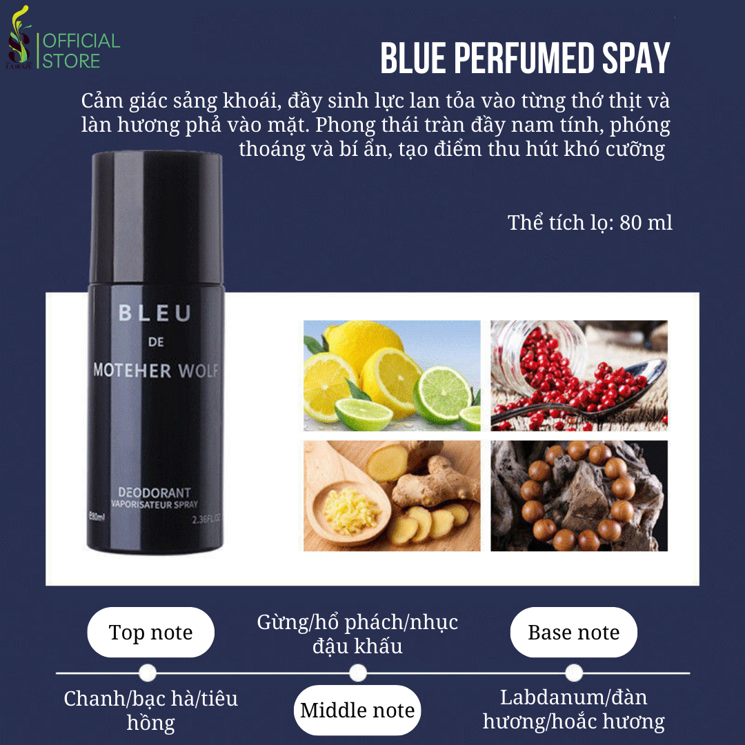  Nước Hoa Xịt Thơm Quần Áo, Giày Dép, Body - Khử Mùi Hiệu Quả Hương Thơm Tự Nhiên 