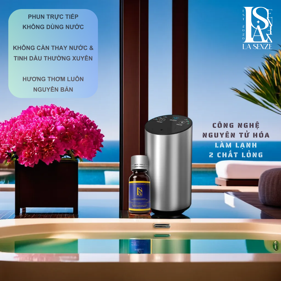  Máy Khuếch Tán Tinh Dầu Ô Tô Xe Hơi Chuyên Nghiệp CAR+ OFFICE+ HOME Không Dùng Nước 