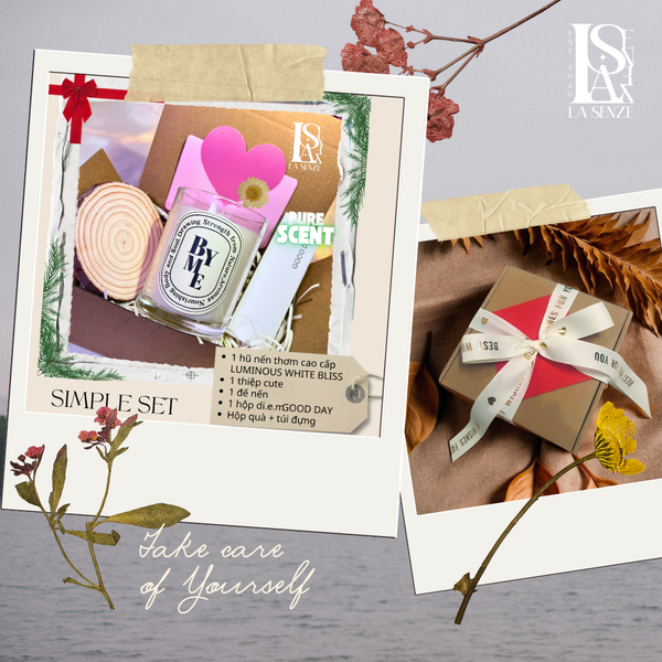  SIMPLE SET - Nến Thơm Quà Tặng PURE SCENT 