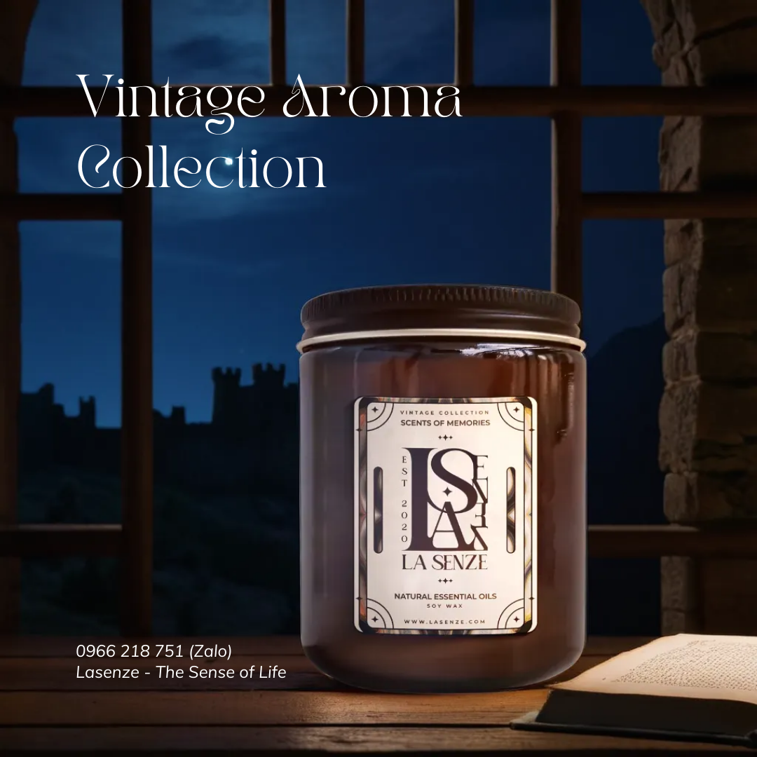  Nến Thơm Tinh Dầu LA SENZE Vintage Aroma Collection - Scents of Memories 