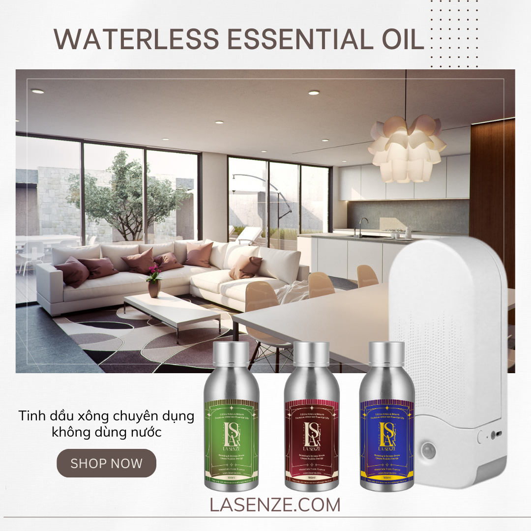  Tinh Dầu Khách Sạn 5 Sao Cho Máy Khuếch Tán Chuyên Nghiệp 100ML - LA SENZE Premium Waterless Essential Oils 