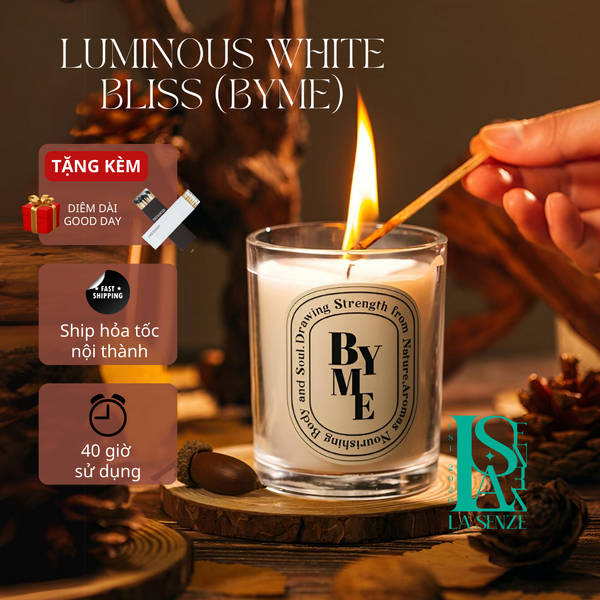  Nến Thơm LUMINOUS WHITE BLISS ByMe 
