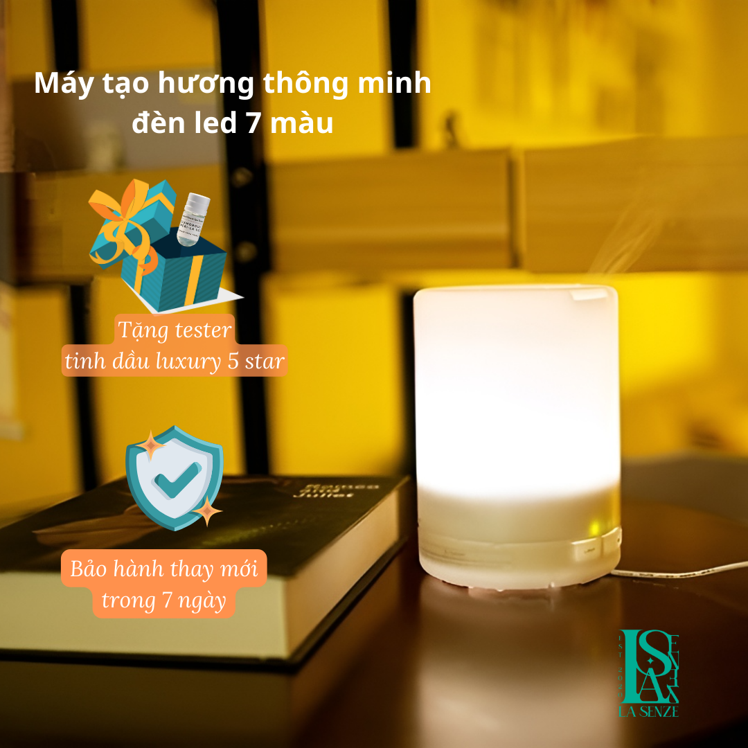  Máy Khuếch Tán Tinh Dầu Tower Diffuser Để Bàn Làm Việc Văn Phòng - 300ml 