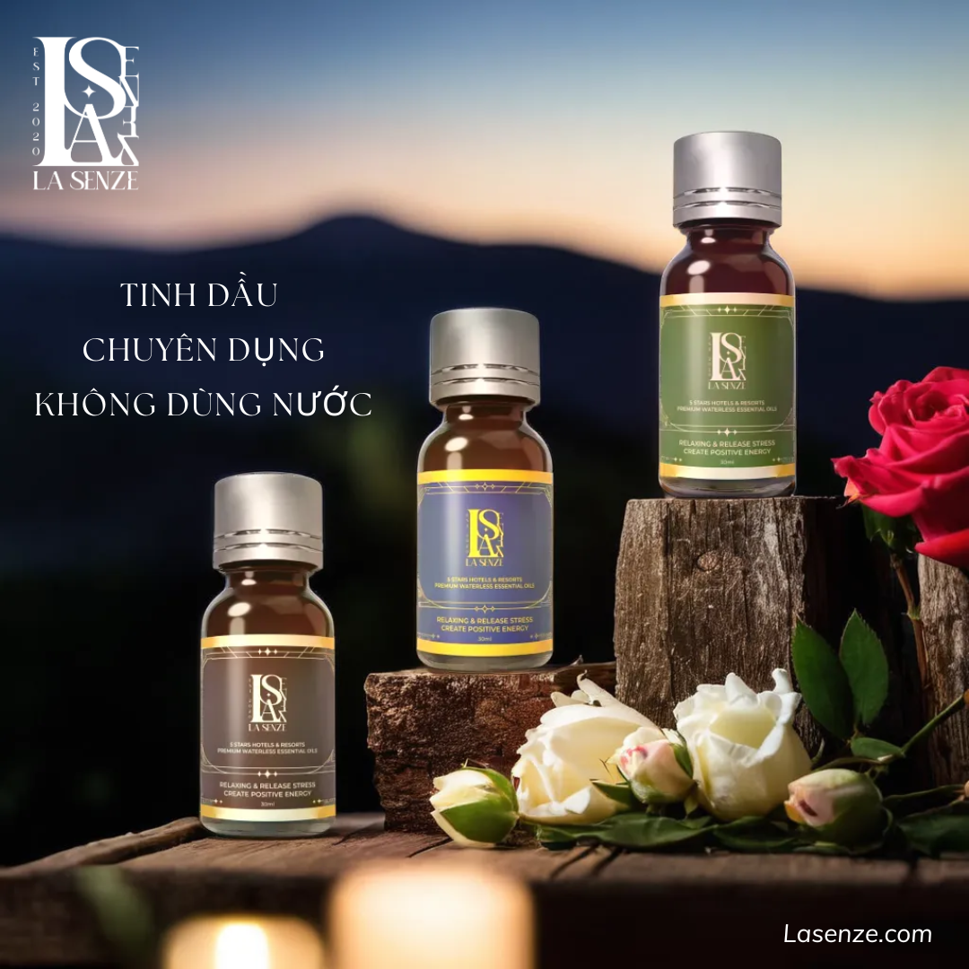  Tinh Dầu Khách Sạn 5 Sao Cho Máy Công Nghiệp 30ML - LA SENZE Premium Waterless Essential Oils 