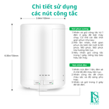  Máy Khuếch Tán Tinh Dầu Tower Diffuser Để Bàn Làm Việc Văn Phòng - 300ml 