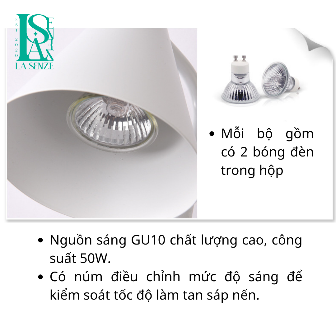  Đèn nến thơm Moderno Radiance phong cách Simplicity 