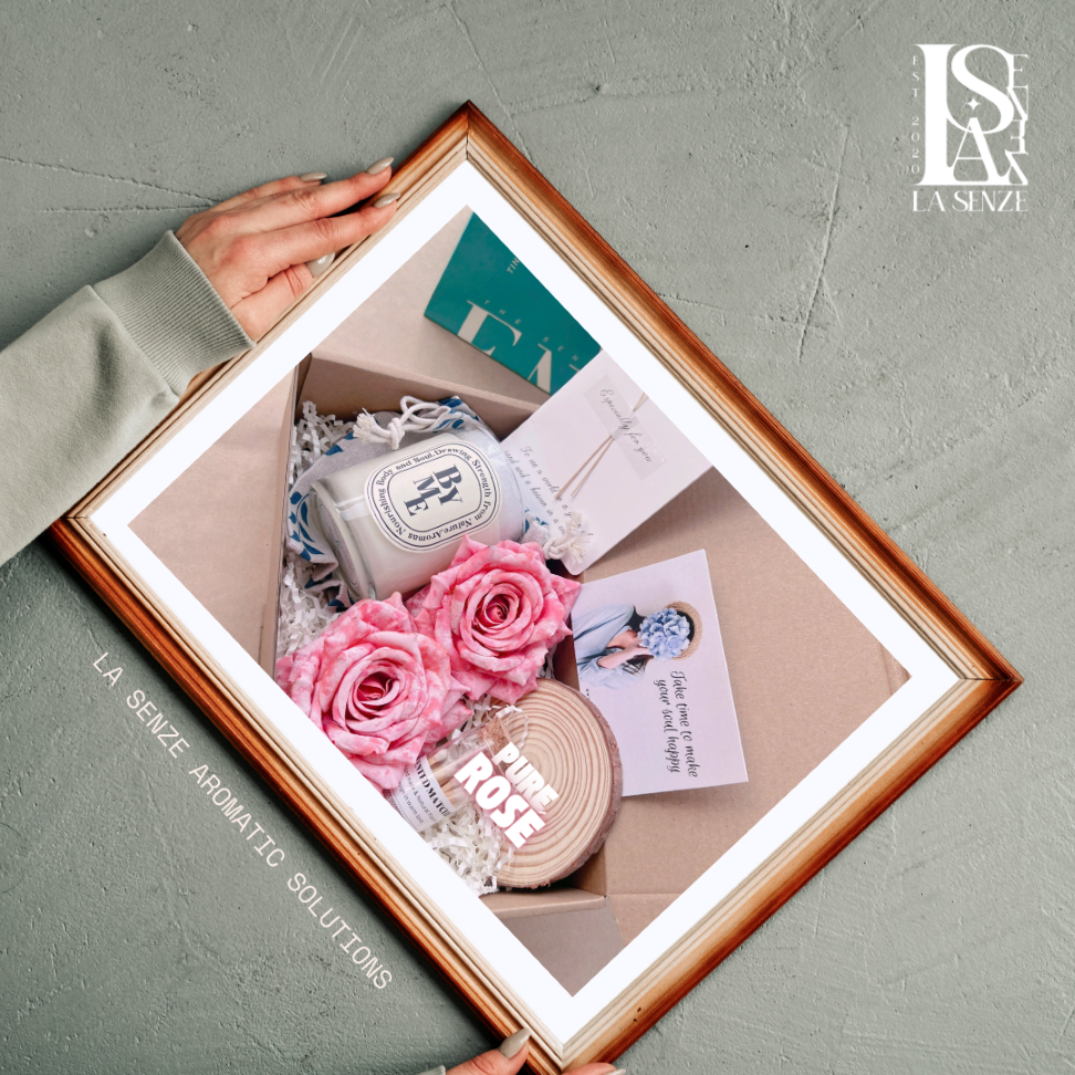  ELEGANCE SERIES - Set Nến Thơm Quà Tặng Thanh Lịch LA SENZE 