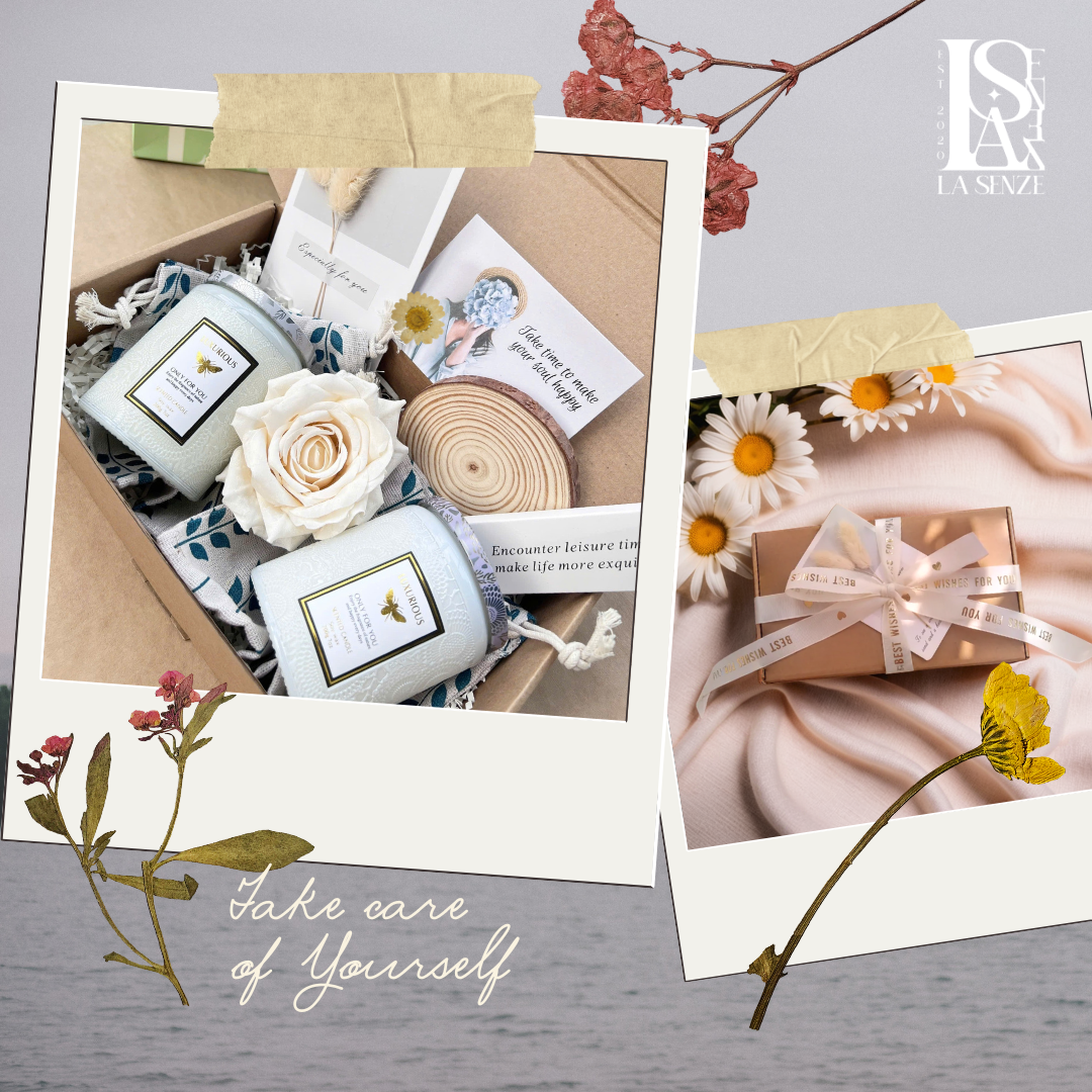  ELEGANCE SERIES - Set Nến Thơm Quà Tặng Thanh Lịch LA SENZE 