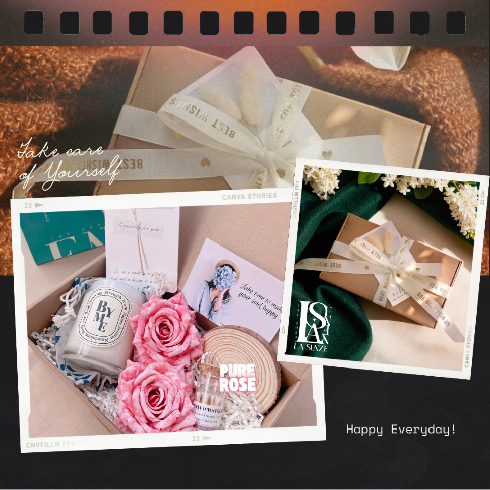  ELEGANCE SERIES - Set Nến Thơm Quà Tặng Thanh Lịch LA SENZE 