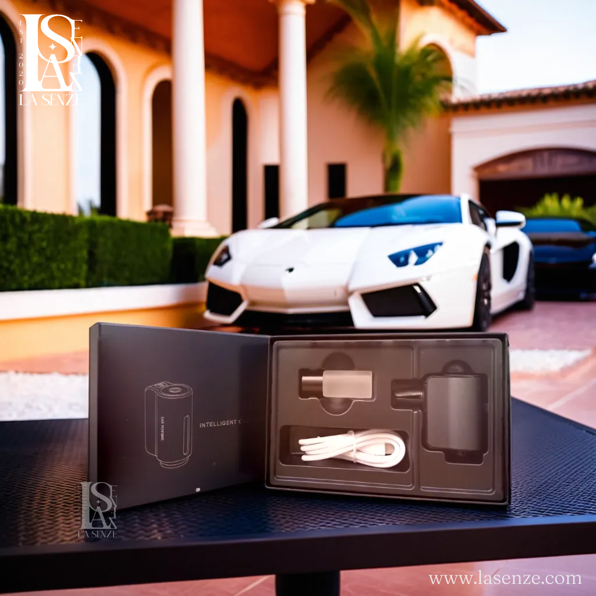  Máy Phun Tinh Dầu Ô Tô Xe Hơi Thông Minh Intelligent Car Aroma - Start & Stop Engine 