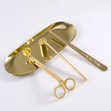  Bộ Phụ Kiện Chăm Sóc Nến Thơm Khều, Chuông, Khay, Kéo Cắt Bấc Cao Cấp 