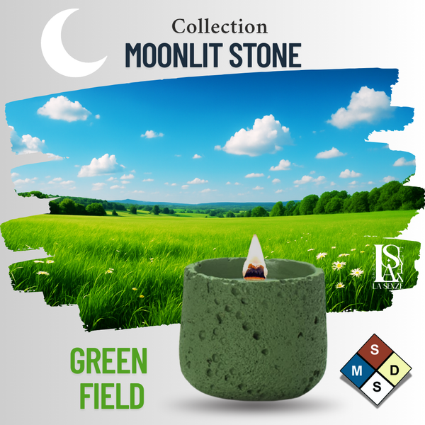  Nến Thơm Nghệ Thuật Moonlit Stone - GREEN FIELD 