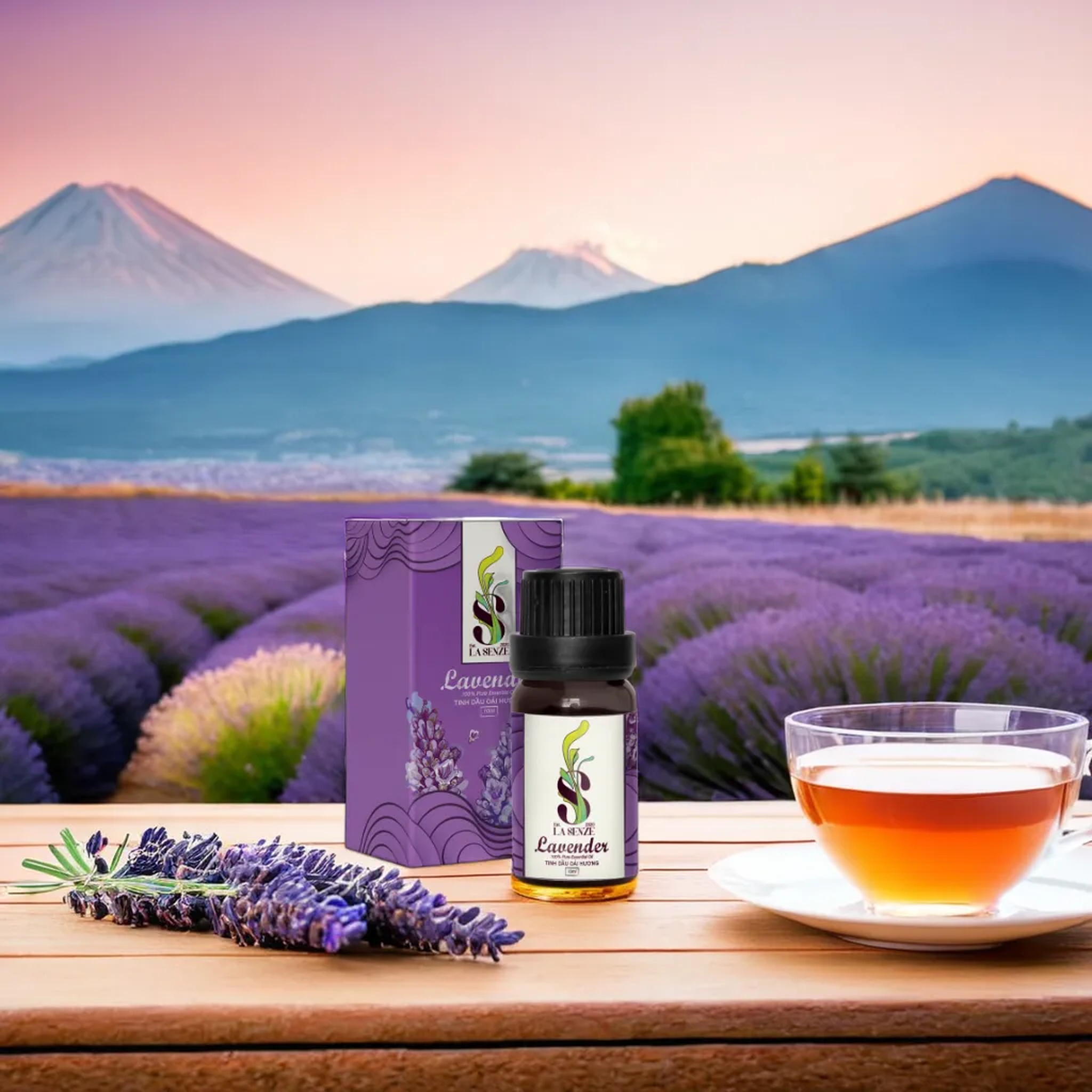  Tinh dầu Hoa Oải Hương (Lavender) 10ML - Hỗ Trợ Giấc Ngủ - 100% Natural (Hàng Thật Không Pha) 
