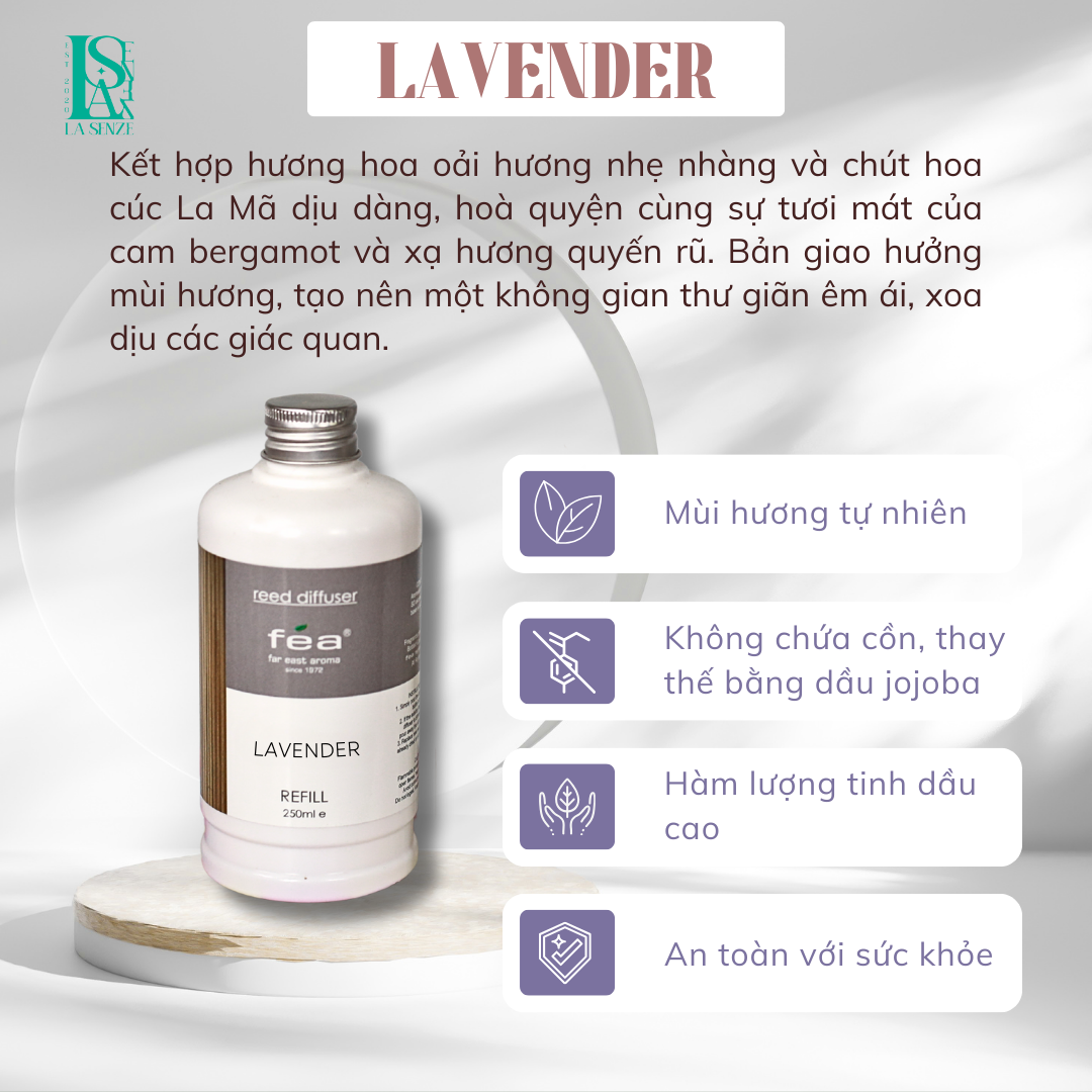  [REFILL] Tinh Dầu Thơm Phòng Nước Hoa Để Phòng Ngủ 250ML (Fea - Since 1972) 