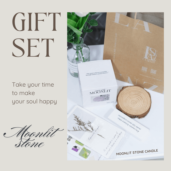  Set Quà Tặng Nến Thơm Nghệ Thuật Moonlit Stone Collection 