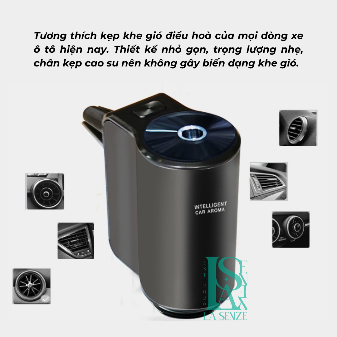  Máy Phun Tinh Dầu Ô Tô Xe Hơi Thông Minh Intelligent Car Aroma - Start & Stop Engine 