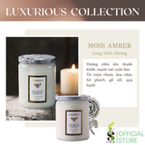  Nến Thơm Tinh Dầu LUXURIOUS COLLECTION - Hủ Pha Lê Vân Nổi Sang Trọng 