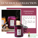  Nến Thơm Tinh Dầu LUXURIOUS COLLECTION - Hủ Pha Lê Vân Nổi Sang Trọng 
