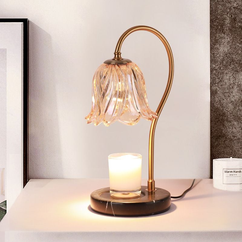 Đèn Đốt Nến Thơm Elegant Wax Melt Lamp Phong Cách Châu Âu Sang Trọng  - Phụ Kiện Nến Thơm Cao Cấp 