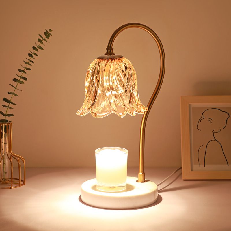  Đèn Đốt Nến Thơm Elegant Wax Melt Lamp Phong Cách Châu Âu Sang Trọng  - Phụ Kiện Nến Thơm Cao Cấp 