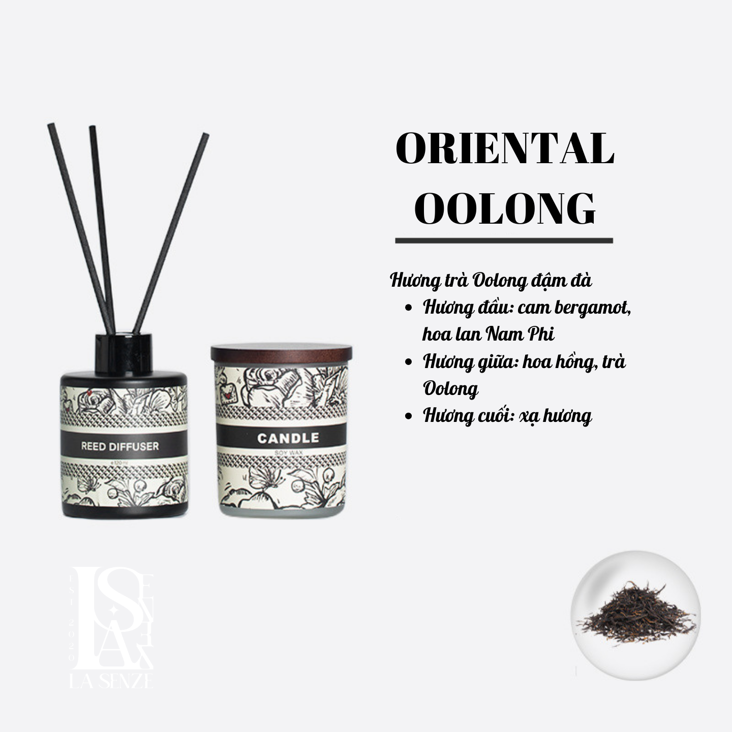  Set Nến Thơm & Tinh Dầu Classic Roman Collection Set Quà Tặng Sang Trọng 