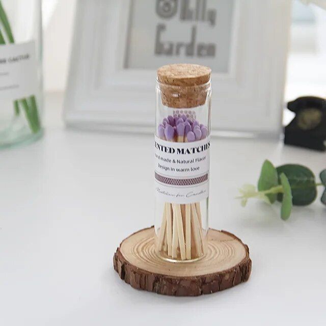  Diêm thắp nến thơm Handmade chuyên dụng que dài nhiều màu 