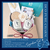  SIGNATURE SERIES - Set Nến Thơm Quà Tặng Cao Cấp LA SENZE 