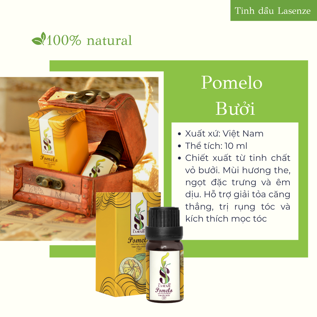  Tinh Dầu Lasenze 100% Natural (Hàng Thật Không Pha) 