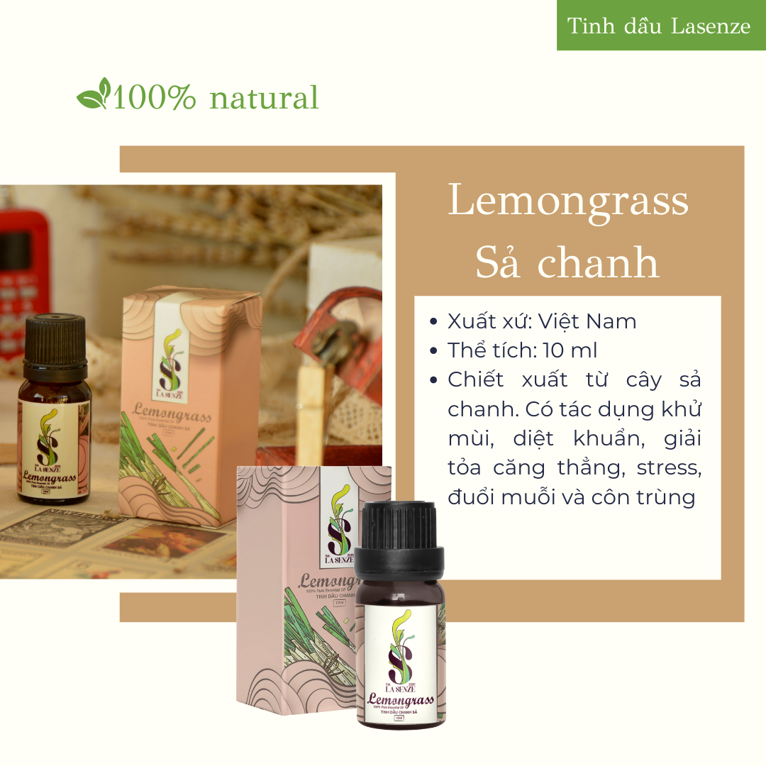 Tinh Dầu Lasenze 100% Natural (Hàng Thật Không Pha) 